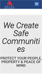 Mobile Screenshot of deltaprotectiveservices.com